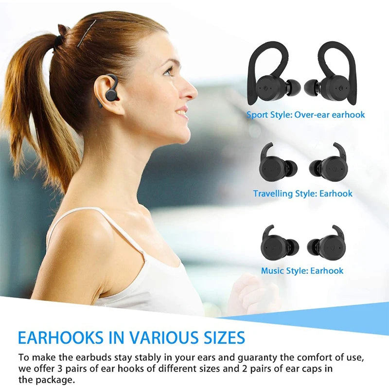 Extended Battery Earbuds (Waterproof)