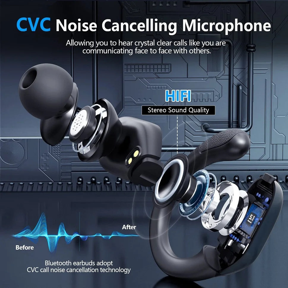 Noise Cancellation Earbuds (Waterproof)