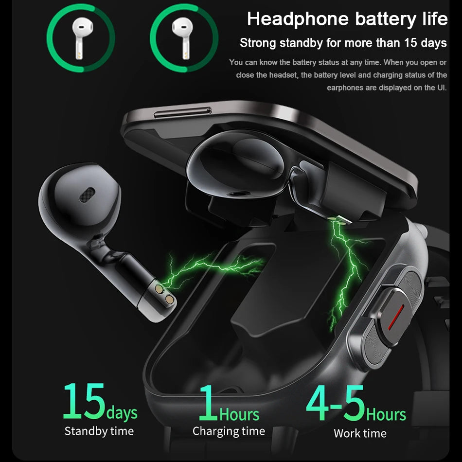 Smartwatch & Earbuds Case 2-in-1