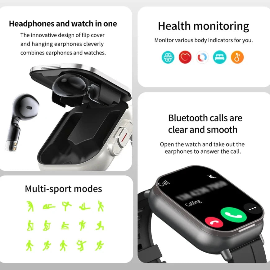 Smartwatch & Earbuds Case 2-in-1